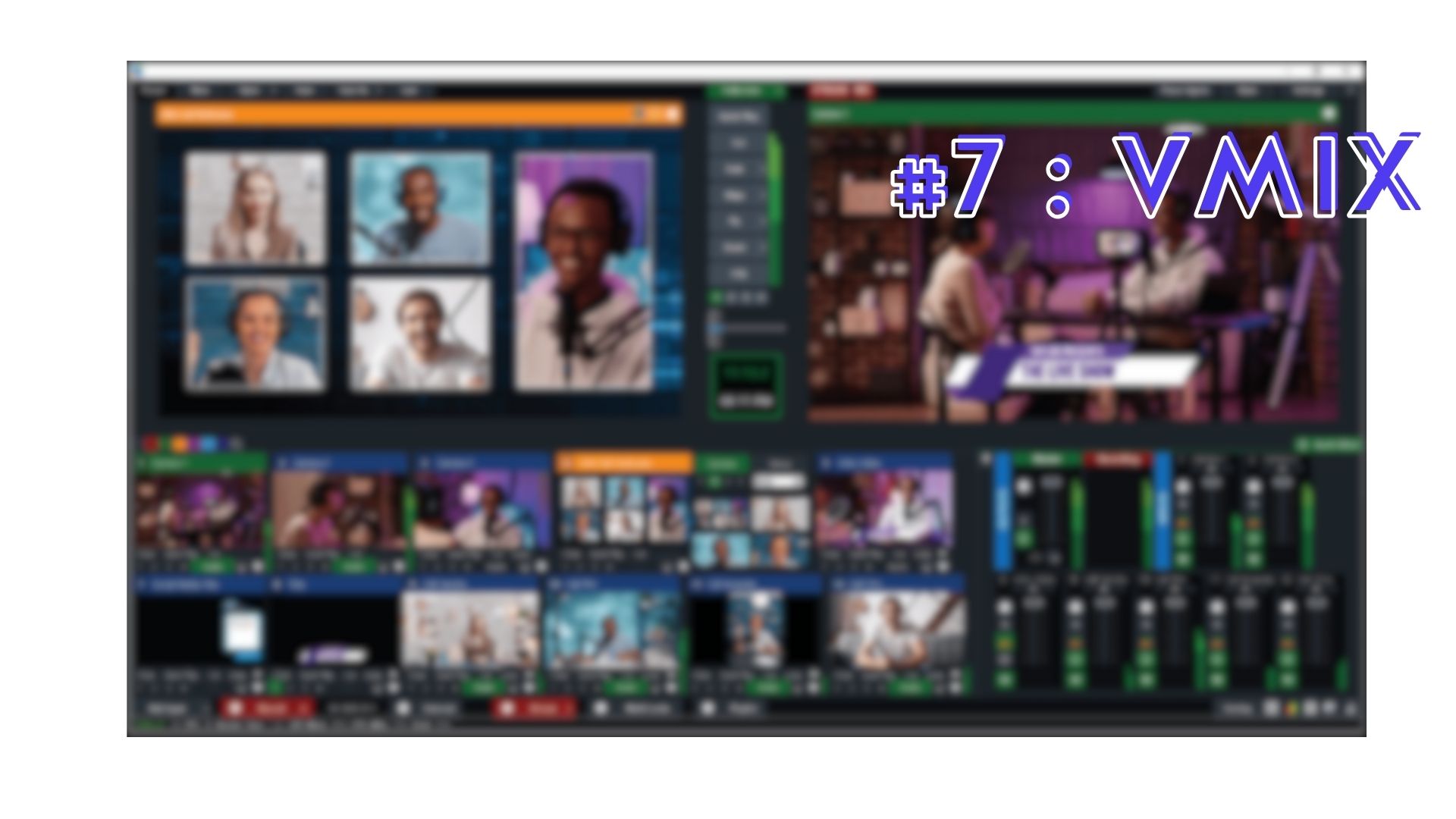 Streaming live : les 10 meilleurs logiciels 8 VMIX